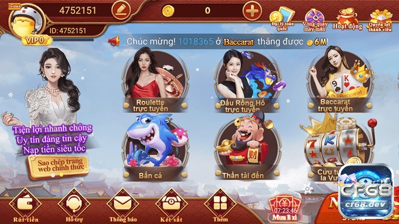 Dang ki nhanh cf68 qua CHƠI NHANH đơn giản, nhanh chóng Cổng game online CF68 cá cược hấp dẫn
