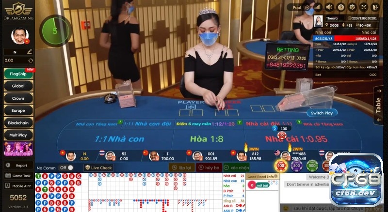 Dream Gaming Casino - Cổng game bài online hàng đầu Dream Gaming Casino sở hữu dàn dealer đa dạng cho trải nghiệm thú vị