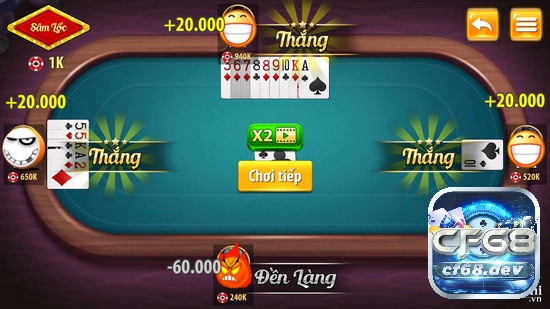 Sâm lốc offline chơi ngay, giải trí hấp dẫn trên điện thoại cf68 Chi tiết cách chơi sâm lốc offline cho người mới