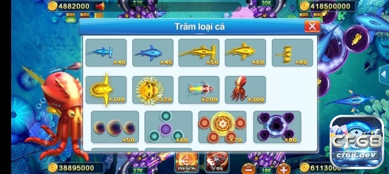 Tai gaem ban ca CF68 - trải nghiệm đồ họa đỉnh cao, hấp dẫn Bỏ túi kinh nghiệm hay để tai gaem ban ca thành công