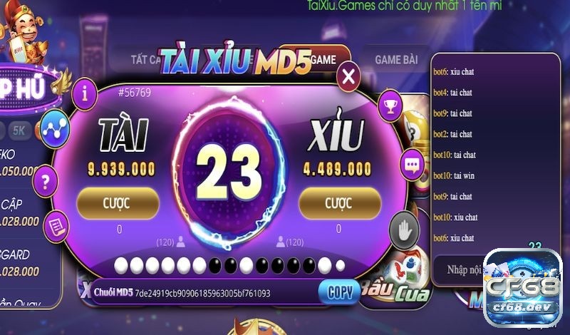 Tài xỉu MD5 là gì? Hướng dẫn cách chơi đơn giản dễ hiểu Chọn mức cược phù hợp khi chơi Tài xỉu MD5
