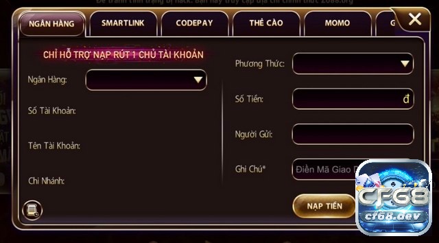 ZO 88 – Địa chỉ khởi nghiệp lý tưởng cho mọi cược thủ Cách nạp tiền ZO88 rất nhanh gọn