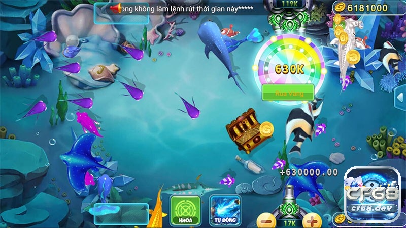 Bắn cá CF68 - Cổng game chất lượng nhất trên thị trường Đồ họa 3D đẹp mắt thu hút lượng lớn người chơi