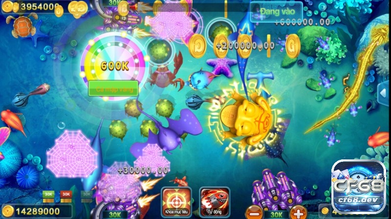 Bắn cá đổi thưởng thẻ cào dành cho cược thủ tại CF68 Hệ thống Boss khủng khi tham gia bắn cá đổi thưởng thẻ cào