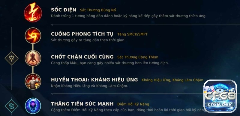 Bảng ngọc Ahri Tốc Chiến - Hồ Ly Chín Đuôi chuẩn mùa 11 Bảng ngọc Ahri Tốc Chiến có thêm khả năng Kháng hiệu ứng