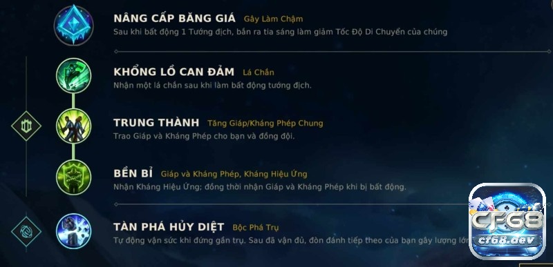 Bang ngoc cho Blitzcrank chuẩn nhất Tốc Chiến mùa 11 Bang ngoc cho Blitzcrank được sử dụng phổ biến nhất