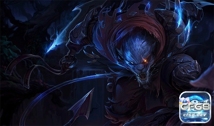 Cach len do cho Rengar mạnh nhất Tốc Chiến mùa 11 Cach len do cho Rengar, sử dụng Khao khát săn mồi để lẻn ra sau bắt chết chủ lực team địch