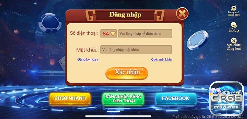 CF68 đăng nhập: Hướng dẫn đăng nhập tại CF68 nhanh chóng Nắm rõ các lưu ý giúp người chơi CF68 đăng nhập an toàn và hiệu quả.
