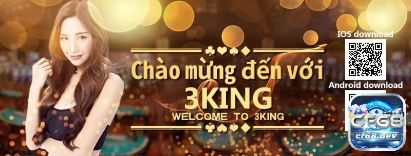 Tải 3king về điện thoại và tham gia giải trí đỉnh cao Tải 3king bằng cách quét mã QR phù hợp với hệ điều hành iOS