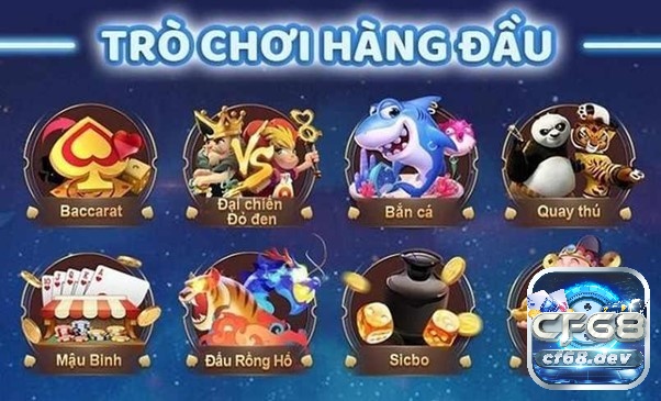 Top 1 nhà cái có những đặc điểm nổi bật gì? Thông tin hấp dẫn Top 1 nhà cái CF68 có những sản phẩm nổi bật gì?