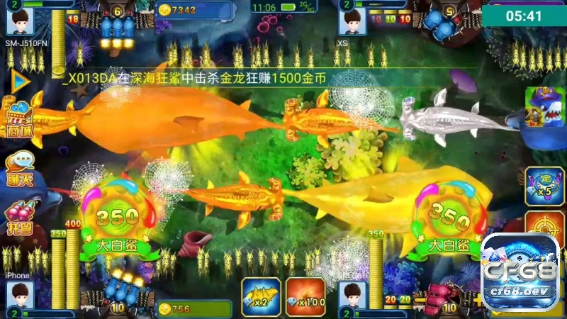 Bắn cá máy xèng online - Cổng game bắn cá hấp dẫn nhất VN Thiết kế đồ họa đẹp mắt với nhiều tính năng