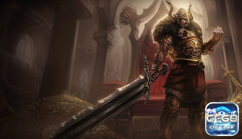 Bảng ngọc Tryndamere Tốc Chiến, lên đồ và combo chuẩn Tryndamere có điểm yếu là không thực sự cơ động