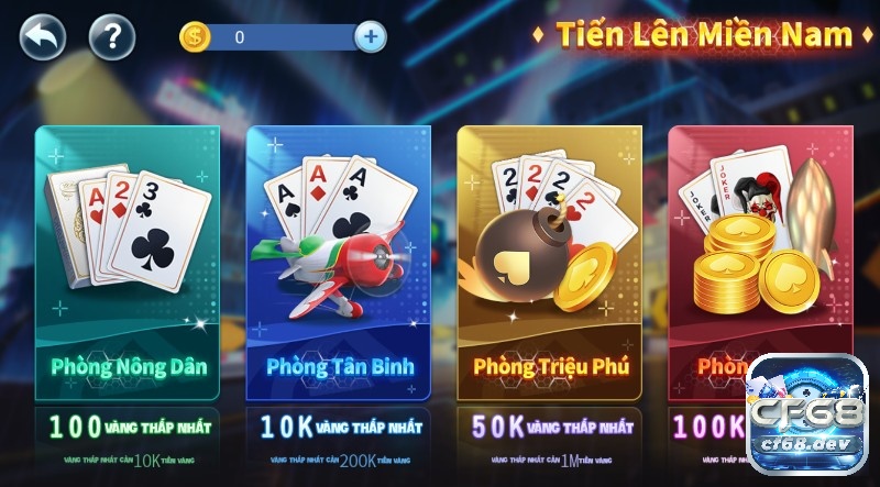 Choi gam danh bai tại CF68.DEV - Cổng Game Casino uy tín Đa dạng sảnh tiến lên miền Nam cho anh em CF68 chọn lựa