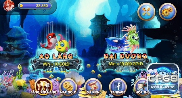 Chơi game đổi thưởng ở đâu uy tín? Game đổi thưởng hấp dẫn Bắn cá chơi game đổi thưởng giá trị khủng trên CF68