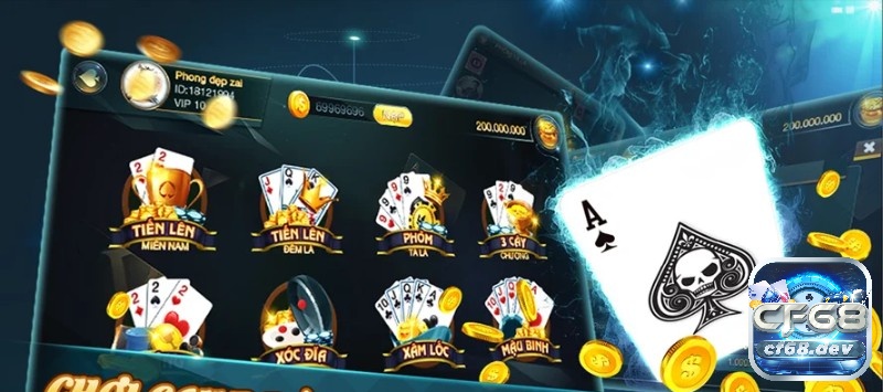 Choi games danh bai: Top các game bài cực hay tại CF68.DEV Khám phá top các trò choi games danh bai tại CF68 nhé!