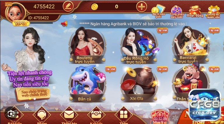 Đánh bài casino hấp dẫn CF68 - thế giới giải trí siêu hấp dẫn Cách tham gia đánh bài casino như thế nào?
