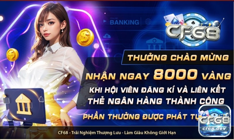 Phát lộc CF68 - Game CF68 với nhiều chương trình khuyến mãi Thưởng chào mừng nhận ngay 8000 vàng