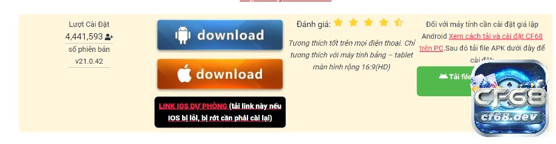 Tai game cho may tinh tại CF68.DEV chi tiết nhất cho người mới Chọn tai game cho may tinh tại CF68 phù hợp với thiết bị
