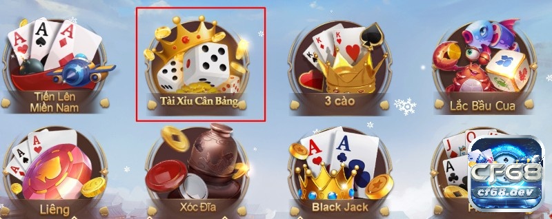 Tài xỉu Online đăng ký bet tai CF68 - Nhà cái cá cược uy tín nhất Chọn mục “Tài xỉu cân bằng” để truy cập tài xỉu Online đăng ký bet tại nhà cái CF68