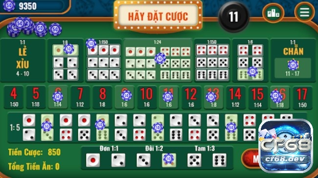 Tài xỉu Online đăng ký bet tai CF68 - Nhà cái cá cược uy tín nhất Tài xỉu là thể loại cược luôn được ưa chuộng tại nhà cái CF68