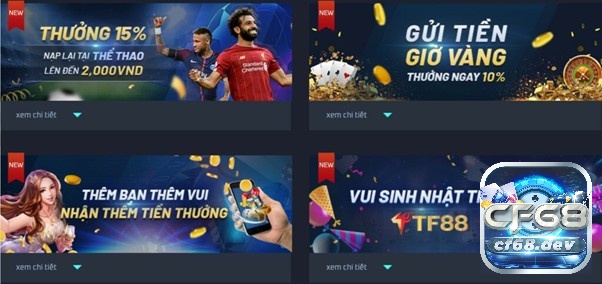 Tf88 - Điểm đến giải trí chuyên nghiệp, cạnh tranh, minh bạch Những sản phẩm nổi bật tại nhà cái TF88