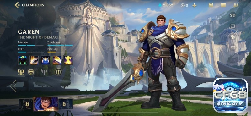 Đồ Garen Tốc Chiến, bảng ngọc và cách chơi cực mạnh mùa 11 Garen có bộ kỹ năng rất đa dụng