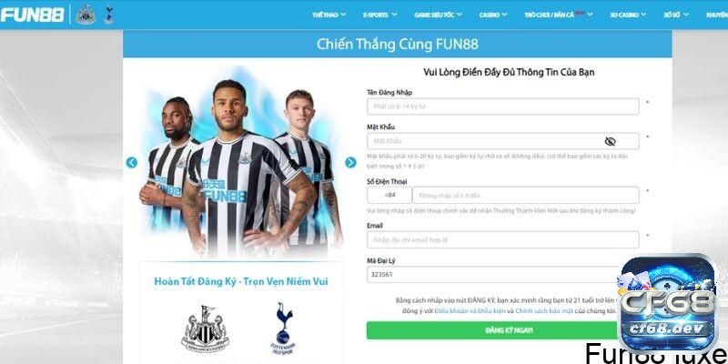 Fun88 vin – Địa chỉ cá cược uy tín anh em không thể bỏ qua Đăng ký tài khoản nhanh chóng