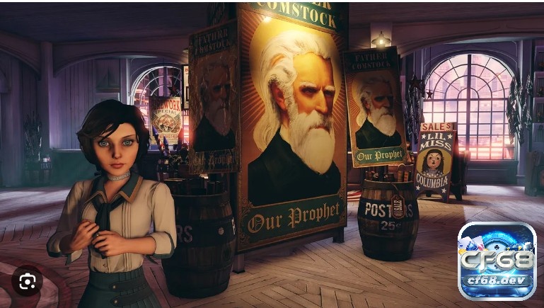 Game BioShock Infinite: Phiêu lưu thành phố trên không Cốt truyện xoay quanh phi vụ giải cứu cô gái bị giam về nhà an toàn