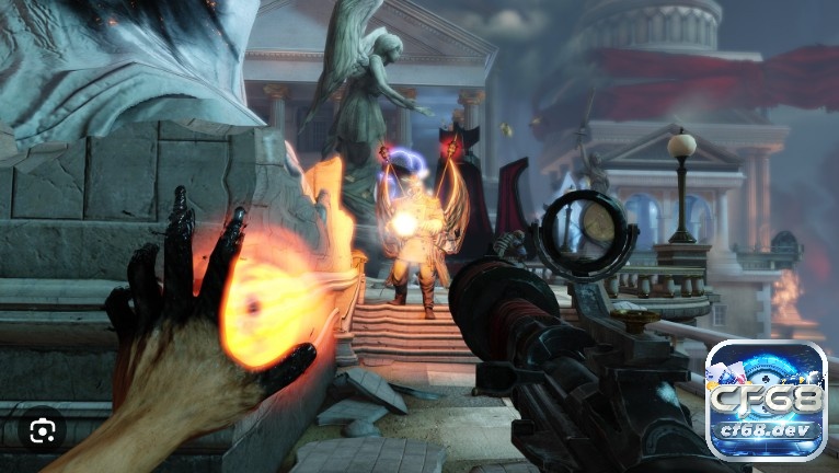 Game BioShock Infinite: Phiêu lưu thành phố trên không BioShock Infinite là tựa game bắn súng góc nhìn thứ nhất