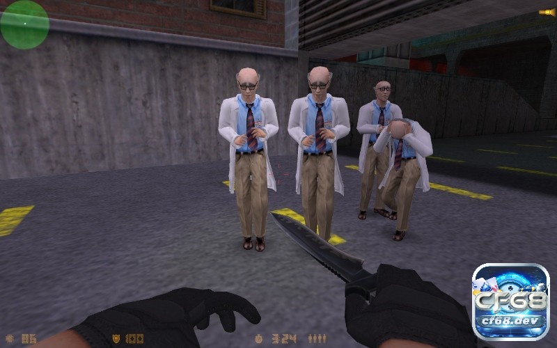 Game Counter Strike 1.6: Game bắn súng đối kháng hấp dẫn Tại chế độ Hostage Rescue, người chơi cần đối đầu để giải cứu con tin