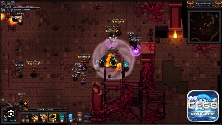 Game Hero Siege: Tìm hiểu thể loại chặt chém phong cách Pixel Game Play trong Hero Siege có phong cách đặc sắc khi kết hợp giữa cày cuốc và thể loại Pixel