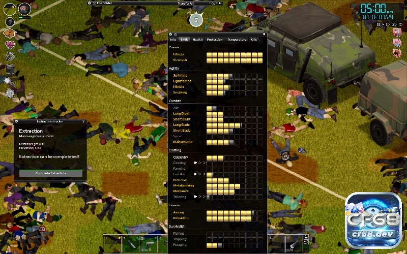 Game Project Zomboid: Sinh tồn khi Zombies xâm chiếm trái đất Hệ thống nhiệm vụ trong Game vô cùng đa dạng và phong phú để lựa chọn