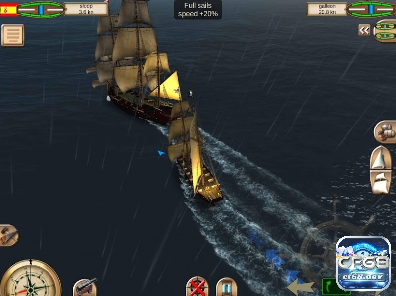 Game The Pirate: Caribbean Hunt - Game hải tặc hấp dẫn Người chơi sẽ phải đối mặt với nhiều nhiệm vụ khó khăn trong game The Pirate: Caribbean Hunt