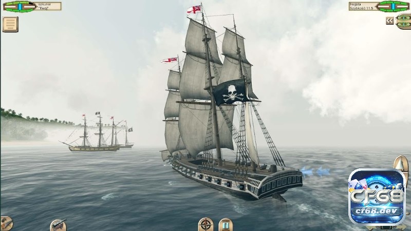 Game The Pirate: Caribbean Hunt - Game hải tặc hấp dẫn Người chơi sẽ bước vào các trận chiến đấu đầy khốc liệt trên biển