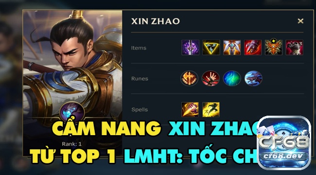 Lên đồ Xin Zhao Tốc Chiến, bảng ngọc bổ trợ cực mạnh mùa 11 Bảng ngọc, phép bổ trợ và lên đồ Xin Zhao Tốc Chiến