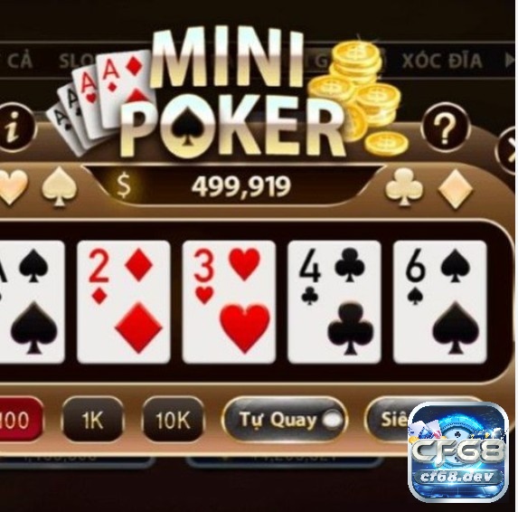 Luật chơi Mini Poker - Trò chơi Poker kết hợp slot đầy hấp dẫn Luật chơi Mini Poker có điểm gì đặc biệt