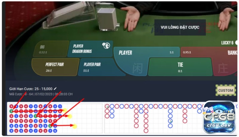 Cách bắt hoà trong Baccarat - Phương pháp canh cầu hay Dựa trên cầu bệt và vị trí tương đồng để áp dụng cách bắt hoà trong Baccarat hiệu quả