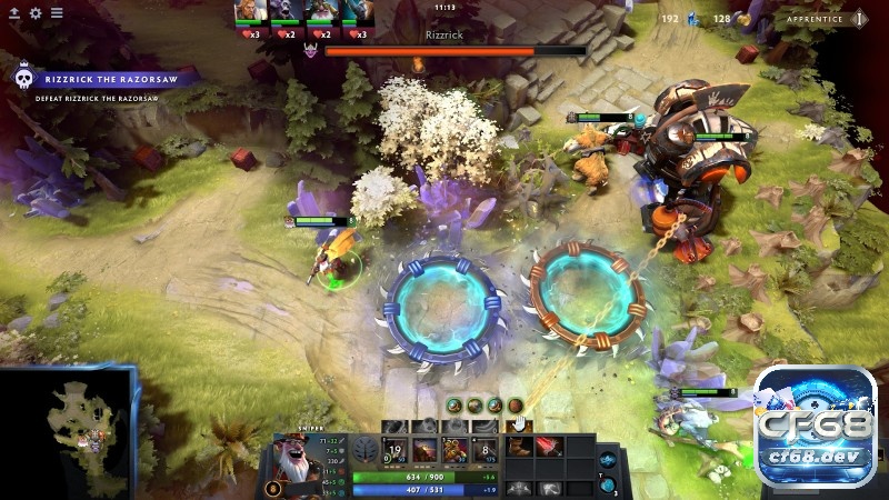 Game Dota 2 - Sự trở lại của game MOBA kinh điển Các chi tiết trong game đều được mô tả rõ và sinh động