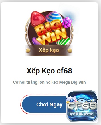 Top Game nổ hũ tại CF68 - Nhà cái trực tuyến hàng đầu Xếp kẹo là top Game nổ hũ ở CF68 tương tự Candy Crush