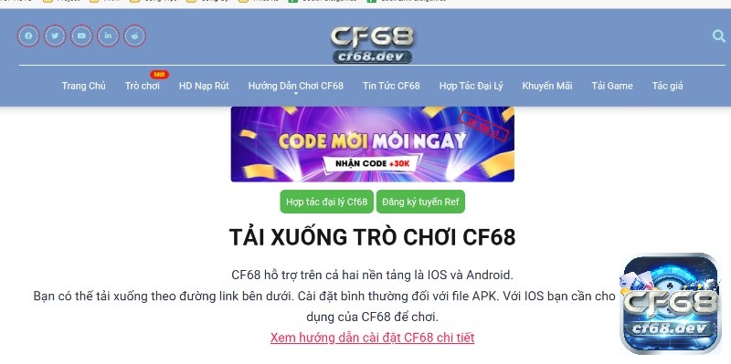 Top Game nổ hũ tại CF68 - Nhà cái trực tuyến hàng đầu CF68.DEV là Website trực tuyến của thương hiệu CF68
