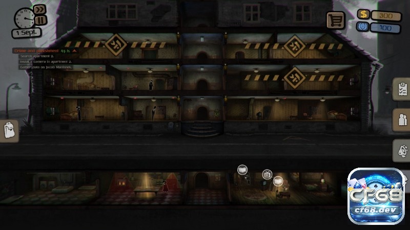 Game Beholder - Game Indie bối cảnh thành phố âm u, đen tối Lối chơi đơn giản, thu hút