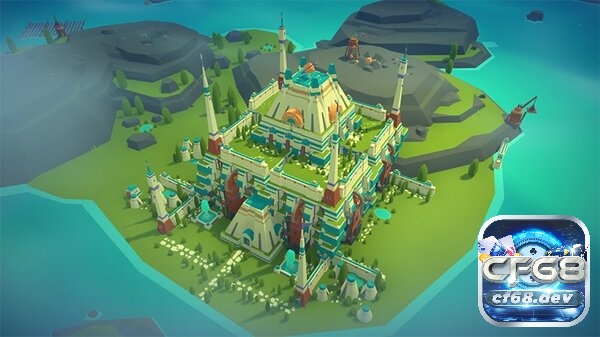Game Islanders - Game chiến lược xây thành phố trên đảo Sắp xếp công trình để hoàn thành nhiệm vụ xây dựng