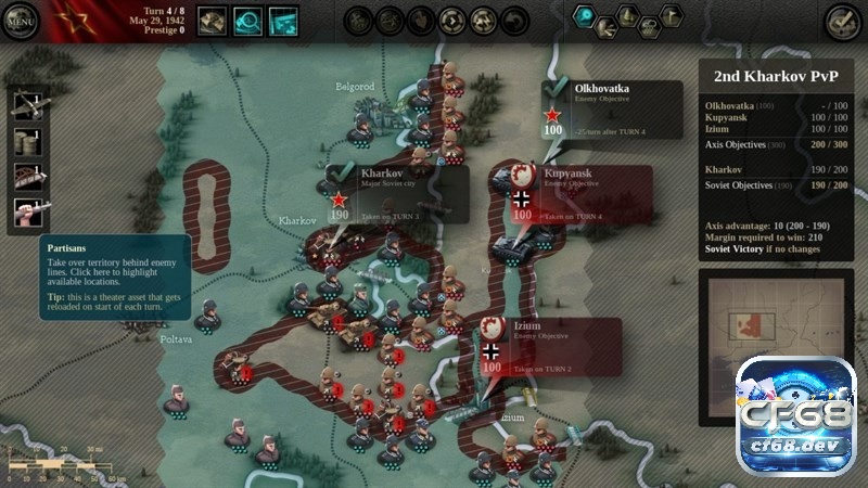 Game Unity of Command: Stalingrad Campaign cực hấp dẫn Đa dạng đơn vị quân sự