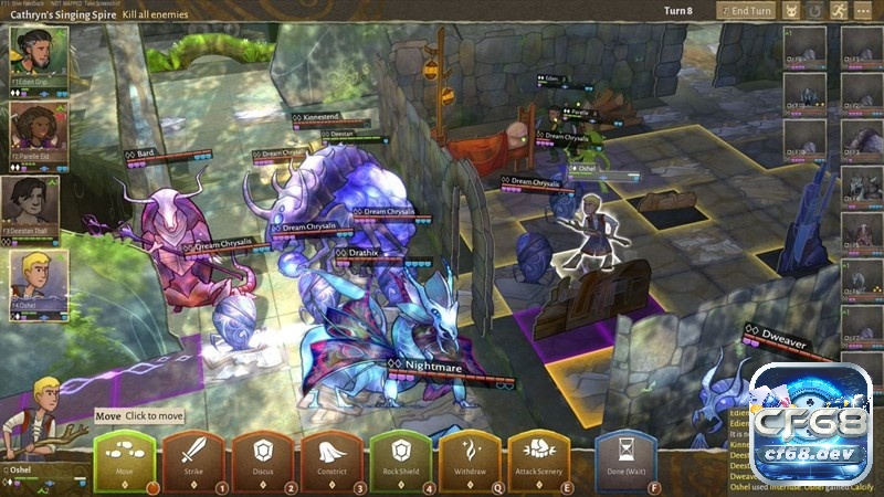 Game Wildermyth - Game nhập vai chiến thuật huyền thoại Những quân đoàn ác quỷ đang tấn công vào vương quốc của loài người