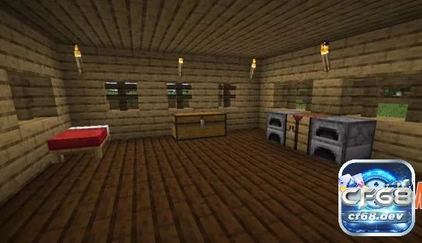 Cách xây nhà trong minecraft nhanh chóng và hiện đại nhất Tận dụng hàng rào và kính trong Minecraft để tạo không gian mở và cửa sổ thẩm mỹ nhé!