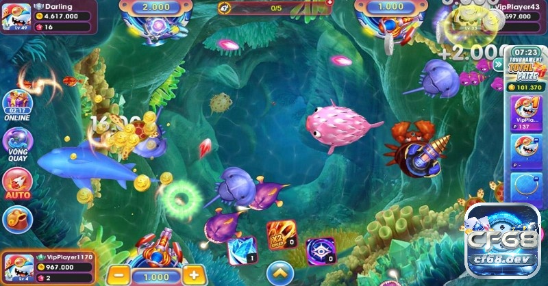 Cho game ban ca CF68 có gì hấp dẫn? Khám phá ngay Bắn cá Hải Vương