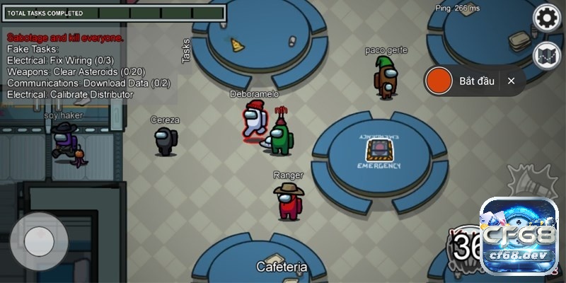 Game Among Us - Tựa game Ma Sói hấp dẫn và gay cấn Nhiệm vụ chính trong tựa game Ma Sói này là phải tìm và tiêu diệt các kẻ thù phe bên kia