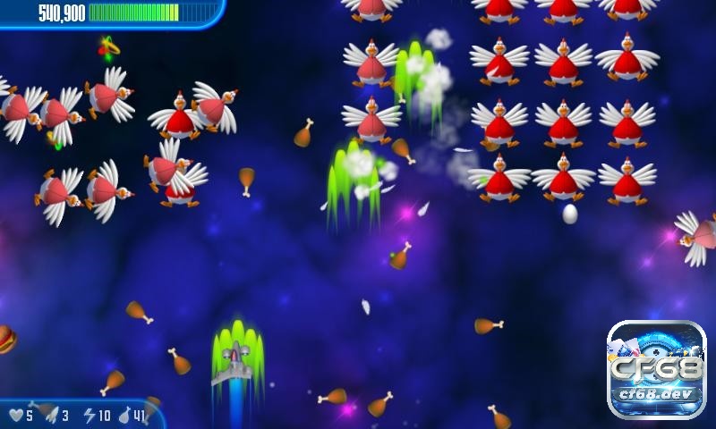Game Chicken Invaders 3 - Game bắn gà huyền thoại Thu thập các loại vật phẩm để tăng sức mạnh cho bạn