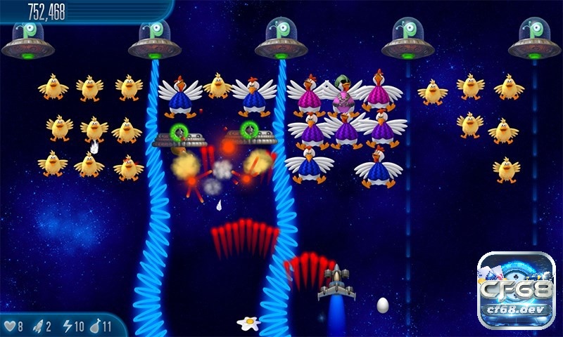 Game Chicken Invaders 5: Tựa game bắn gà đầy vui nhộn Game Chicken Invaders 5 có lối chơi đầy kịch tính và thú vị trong cuộc chiến bảo vệ trái đất