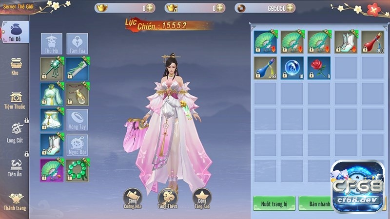Game Cửu Mộng Tiên Vực - Game tiên hiệp nhập vai đỉnh cao Hệ thống trang bị đa dạng giúp tăng sức mạnh cho nhân vật của bạn